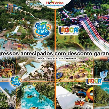 Hotferias - Flat No Enseada Caldas Novas, Acesso Ao Lago E Pesca Permitida, Prox Ao Nautico Praia Clube 외부 사진